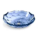 Kohler 2373-TG6 Briolette 17-1/2" Round Vessel Bathroom Sink Translucent Sapphire