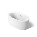 Kohler 24001-0 Sunstruck 60" x 34" Freestanding Bath With Straight Shroud White