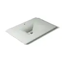 Kohler 3049-1-FF Iron Impressions 31" Enameled Cast Iron Vanity Top Sea Salt