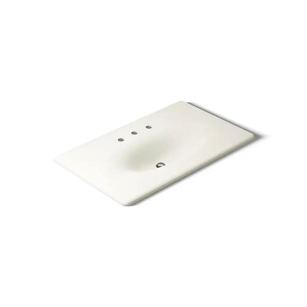 Kohler 3051-8-96 Iron Impressions 37" Enameled Cast Iron Vanity Top Biscuit