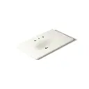 Kohler 3051-8-96 Iron Impressions 37" Enameled Cast Iron Vanity Top Biscuit