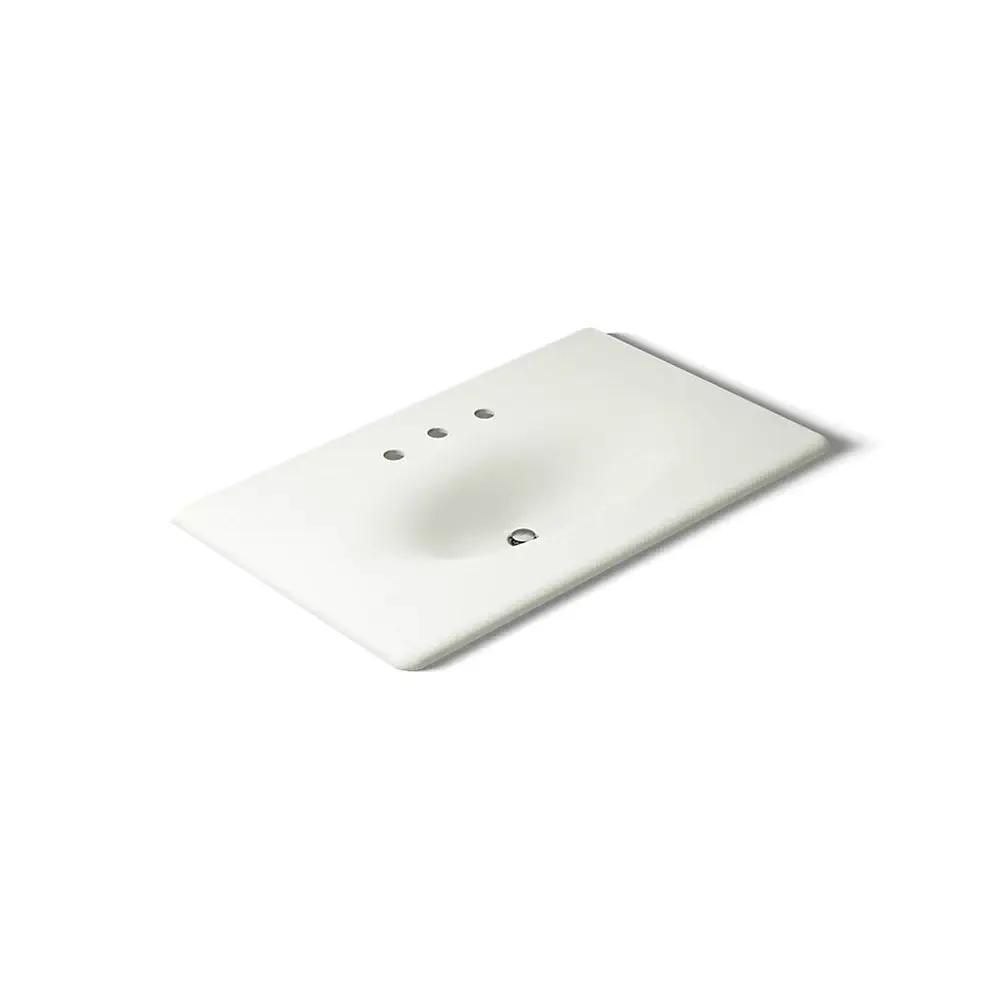 Kohler 3051-8-NY Iron Impressions 37" Enameled Cast Iron Vanity Top Dune