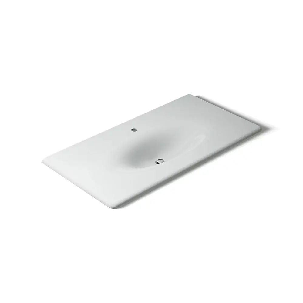 Kohler 3052-1-95 Iron Impressions 43" Enameled Cast Iron Vanity Top Ice Grey
