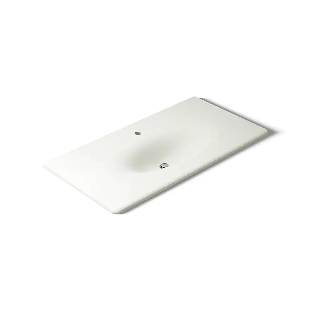 Kohler 3052-1-NY Iron Impressions 43" Enameled Cast Iron Vanity Top Dune