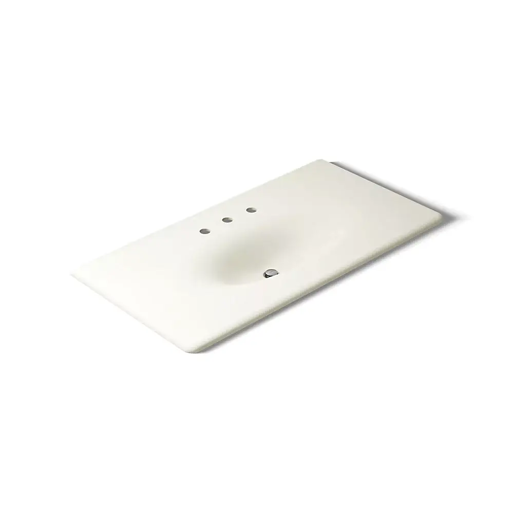 Kohler 3052-8-96 Iron Impressions 43" Enameled Cast Iron Vanity Top Biscuit