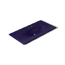 Kohler 3052-8-DGB Iron Impressions 43" Enameled Cast Iron Vanity Top Indigo Blue