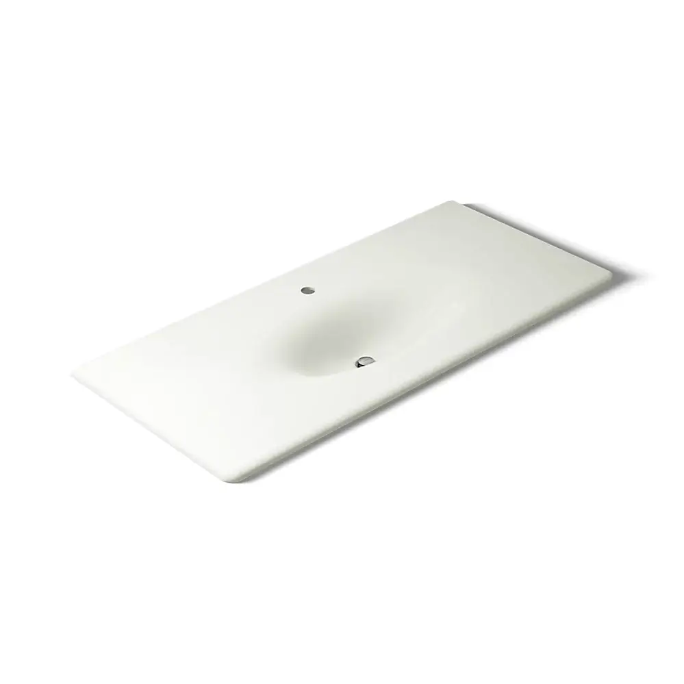Kohler 3053-1-NY Iron Impressions 49" Enameled Cast Iron Vanity Top Dune
