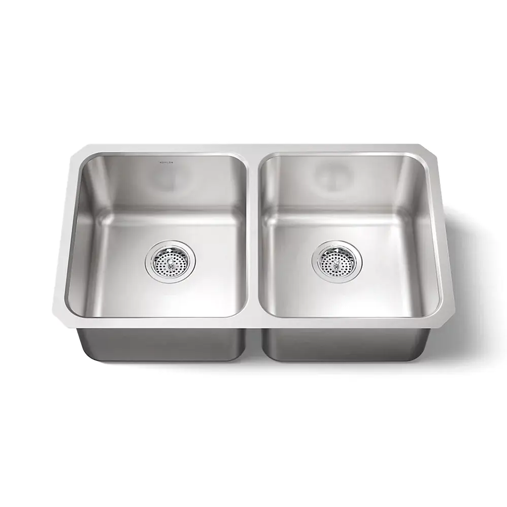 Kohler K3171 Undertone 31 x 18 Undermount Double Equal Kitchen Sink - ONE ONLY