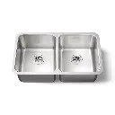 Kohler K3171 Undertone 31 x 18 Undermount Double Equal Kitchen Sink - ONE ONLY