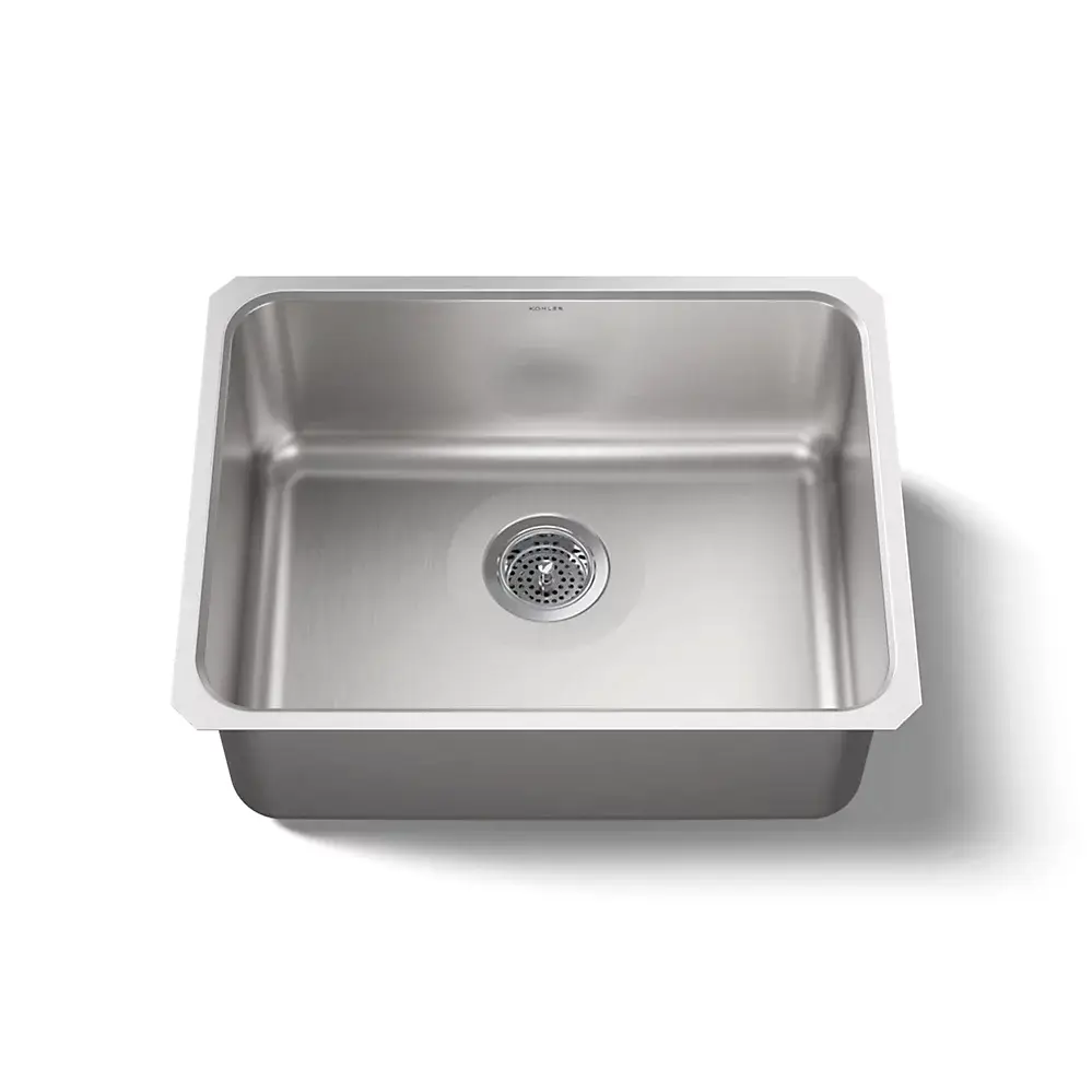 Kohler K3325 Undertone 23 x 17 Medium Squared Undermount Single Kitchen Sink