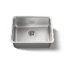 Kohler K3325 Undertone 23 x 17 Medium Squared Undermount Single Kitchen Sink