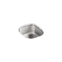 Kohler K3336 Undertone 15 x 17 Rounded Undermount Single Bowl Kitchen Sink