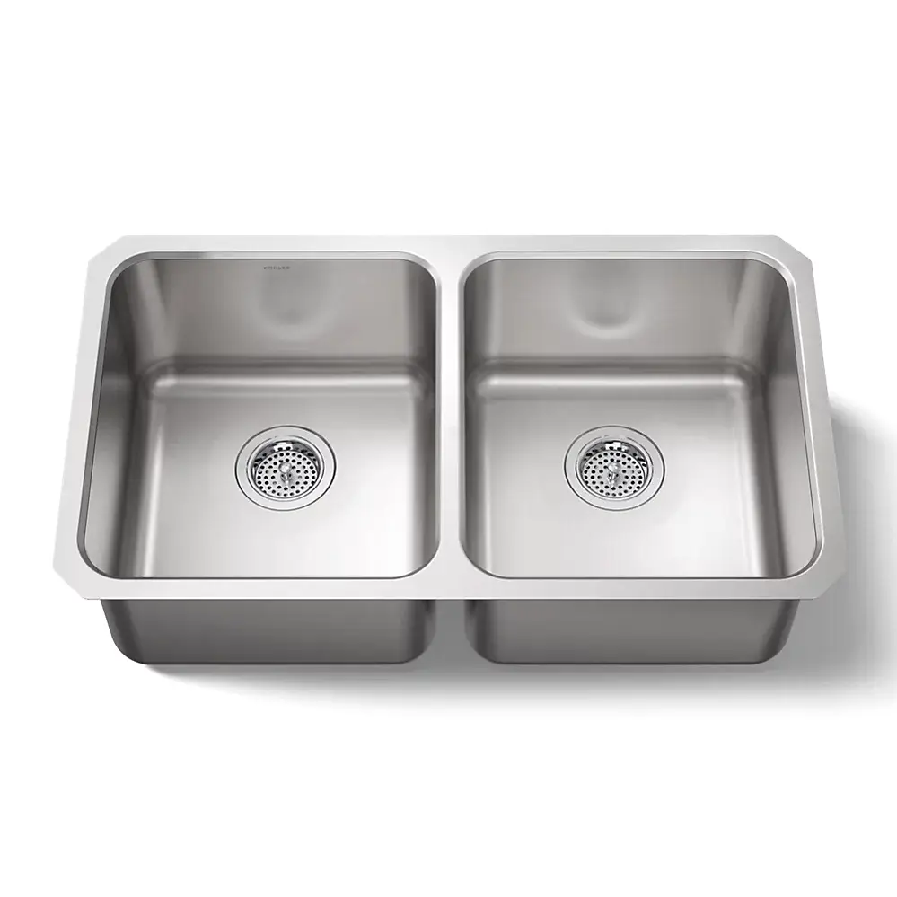 Kohler K3350 Undertone 31 x 18 Undermount Double Equal Kitchen Sink
