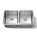 Kohler K3350 Undertone 31 x 18 Undermount Double Equal Kitchen Sink