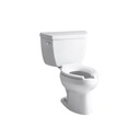 Kohler 3531-0 Wellworth Pressure Lite Elongated 1.0 GPF Toilet With Left-Hand Trip Lever Less Seat