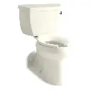 Kohler 3578-RA-96 Barrington Two Piece Elongated Toilet Biscuit