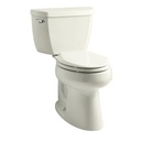 Kohler 3658-96 Highline Classic Comfort Height Two-Piece Elongated 1.28 Gpf Toilet With Class Five Flush Technology And Left-Hand Trip Lever