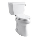 Kohler 3713-RA-0 Highline Classic Comfort Height Two-Piece Elongated 1.28 Gpf Toilet With Class Five Flush Technology And Right-Hand Trip Lever