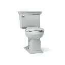 Kohler 3933-95 Memoirs Stately Comfort Height Two-Piece Round-Front 1.28 GPF Toilet With Left-Hand Trip Lever