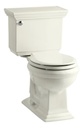 Kohler 3933-96 Memoirs Stately Comfort Height Two-Piece Round-Front 1.28 Gpf Toilet With Aquapiston Flush Technology And Left-Hand Trip Lever