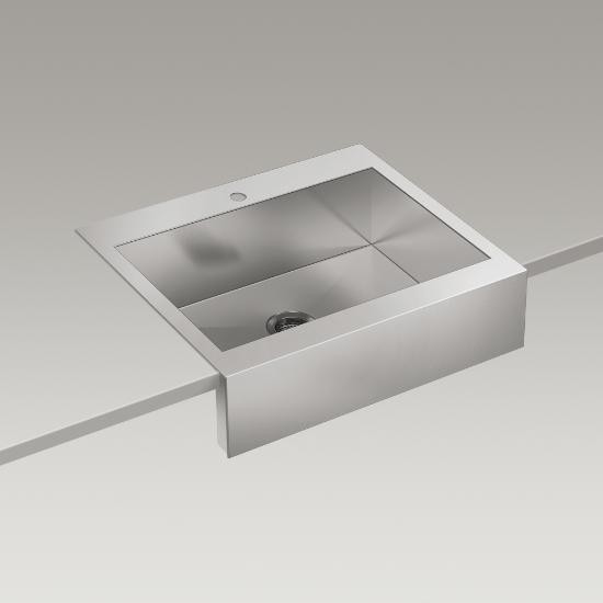 Kohler 3935-1-NA Vault 29 x 24 Topmount Single Bowl Kitchen Sink With Apron