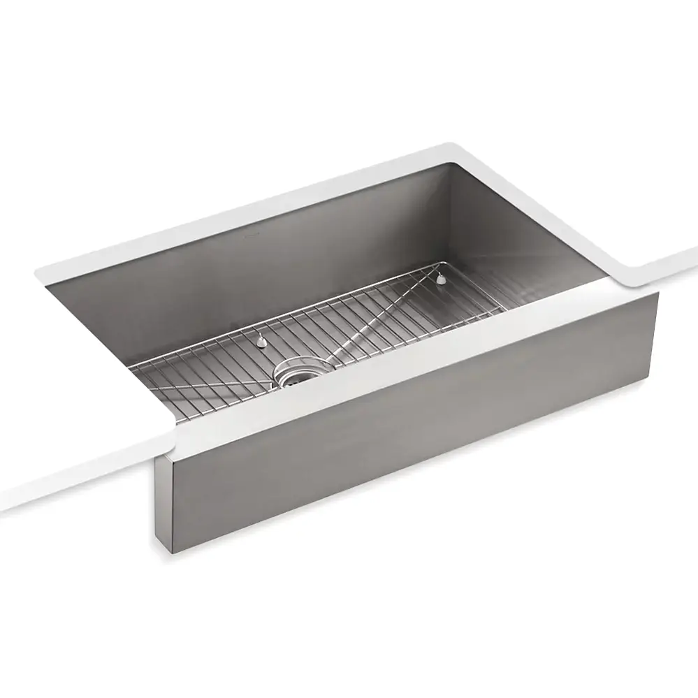 Kohler 3943-NA Vault 35-1/2" Undermount Farmhouse Kitchen Sink Stainless Steel