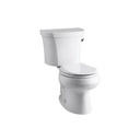 Kohler 3947-UR-0 Wellworth Two-Piece Round-Front 1.28 GPF Toilet With Right-Hand Trip Lever And Insuliner Tank Liner