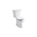 Kohler 3978-0 Wellworth Two-Piece Elongated 1.6 GPF Toilet With Left-Hand Trip Lever