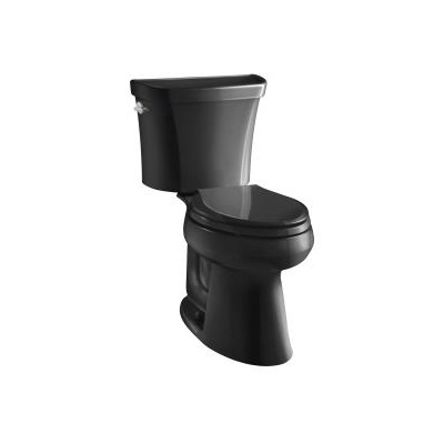 Kohler 3989-7 Highline Comfort Height Two-Piece Elongated Dual-Flush Toilet With Class Five Flush Technology And Left-Hand Trip Lever