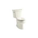 Kohler 3998-U-96 Wellworth Two-Piece Elongated 1.28 Gpf Toilet With Class Five Flush Technology Left-Hand Trip Lever And Insuliner Tank Liner