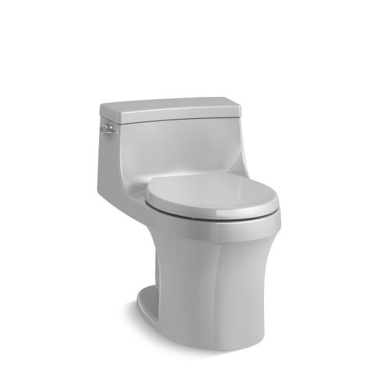 Kohler 4007-95 San Souci One-Piece Round-Front 1.28 GPF Toilet With Aquapiston Flushing Technology