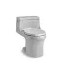 Kohler 4007-95 San Souci One-Piece Round-Front 1.28 GPF Toilet With Aquapiston Flushing Technology