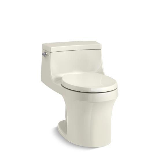 Kohler 4007-96 San Souci One-Piece Round-Front 1.28 Gpf Toilet With Aquapiston Flushing Technology