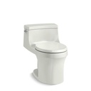Kohler 4007-NY San Souci One-Piece Round-Front 1.28 GPF Toilet With Aquapiston Flushing Technology