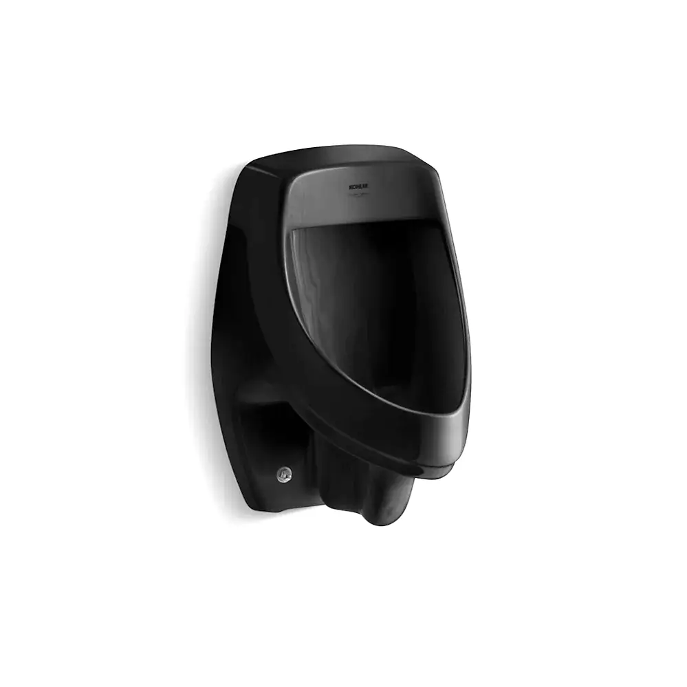 Kohler 5016-ER-7 Dexter Accuflush Rear Spud Urinal Black