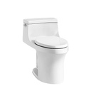 Kohler 5172-0 San Souci One Piece Compact Elongated Toilet