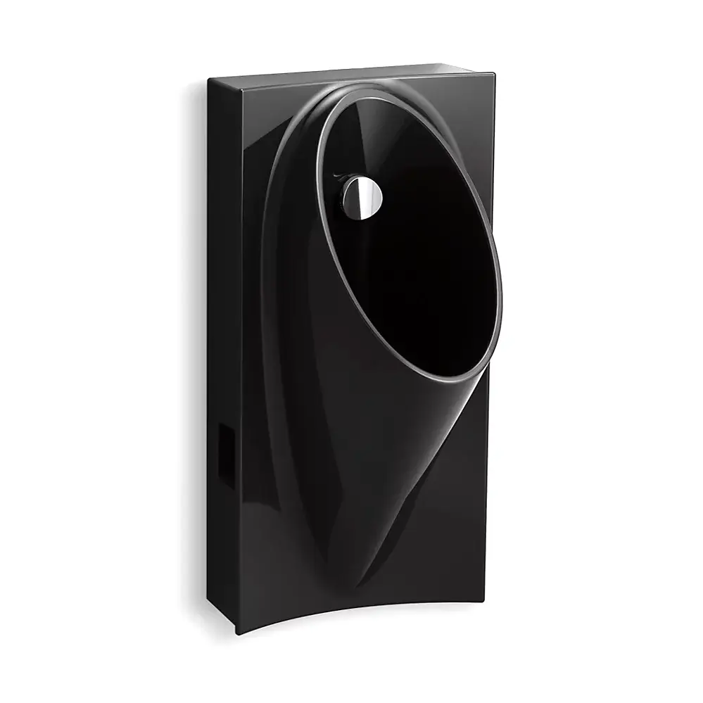 Kohler 5244-ER-7 Steward Washout Half Stall Urinal Black