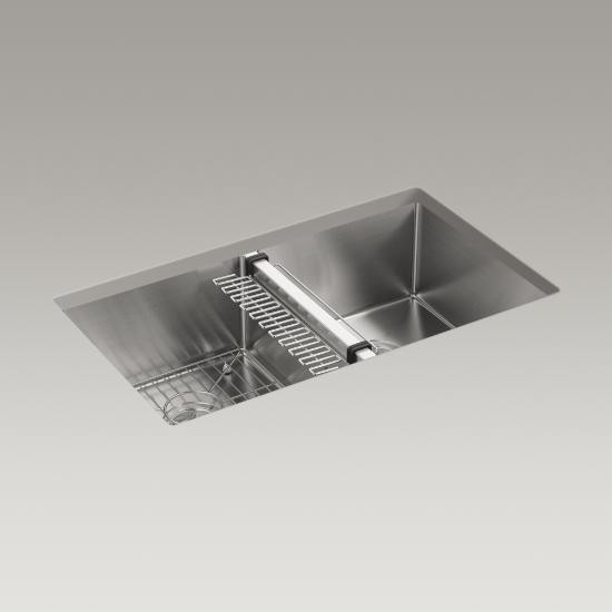 Kohler 5281-NA Strive 32 x 18 Undermount Double Kitchen Sink