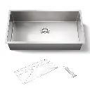 Kohler 5283-NA Strive 35 x 18 Undermount Large Single Bowl Kitchen Sink