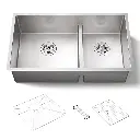 Kohler 5284-NA Strive 32 x 18 Smart Divide Undermount Double Kitchen Sink