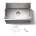 Kohler 5286-NA Strive 24 x 18 Undermount Single Kitchen Sink