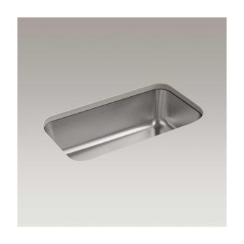 Kohler K5290 Undertone 31 x 17 Large Undermount Single Bowl Kitchen Sink