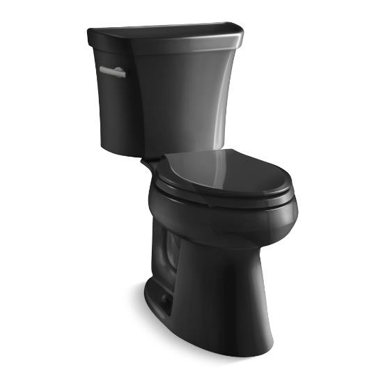 Kohler 5298-7 Highline 1.0 GPF Comfort Height Two-Piece Elongated Toilet With Left-Hand Trip Lever
