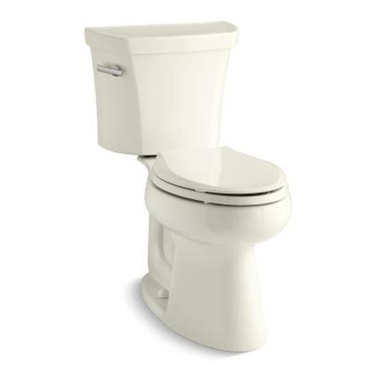 Kohler 5298-96 Highline 1.0 GPF Comfort Height Two-Piece Elongated Toilet With Left-Hand Trip Lever