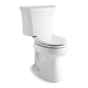 Kohler 5298-RA-0 Highline 1.0 GPF Comfort Height Two-Piece Elongated Toilet With Right-Hand Trip Lever