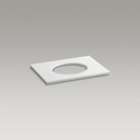 Kohler 5422-S33 Solid/Expressions 31 Vanity Top With Single Verticyl Oval Cutout