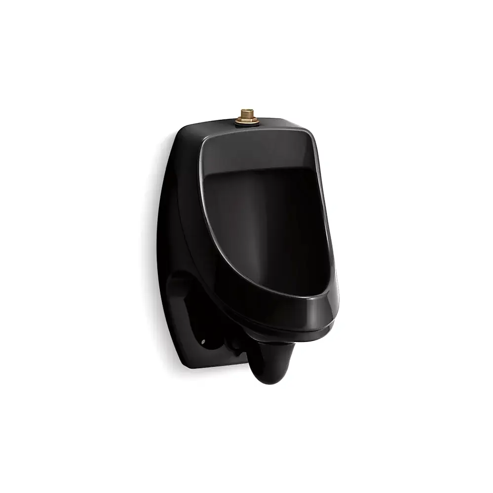 Kohler 5452-ET-7 Dexter Washdown Wall Mount Top Spud Urinal Black
