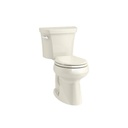 Kohler 5481-96 Highline Comfort Height Two-Piece Round-Front 1.28 GPF Toilet With Left-Hand Trip Lever