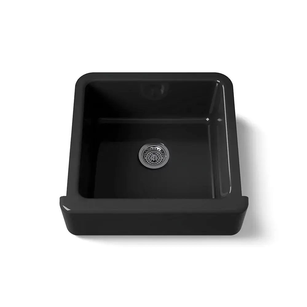 Kohler 5665-7 Whitehaven 23-1/2" Undermount Farmhouse Kitchen Sink Black