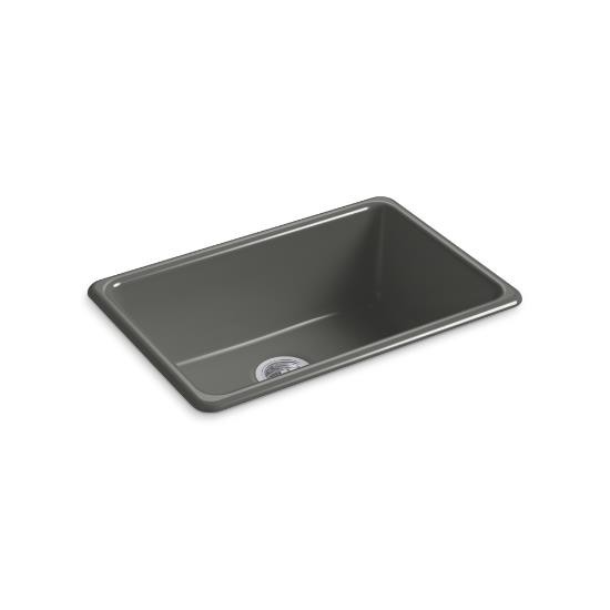 Kohler 5708-58 Iron/Tones 27 X 18-3/4 X 9-5/8 Top-/Under-Mount Single-Bowl Kitchen Sink